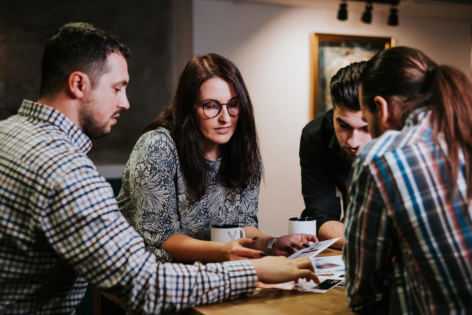 A real team collaborating — relevant to small business